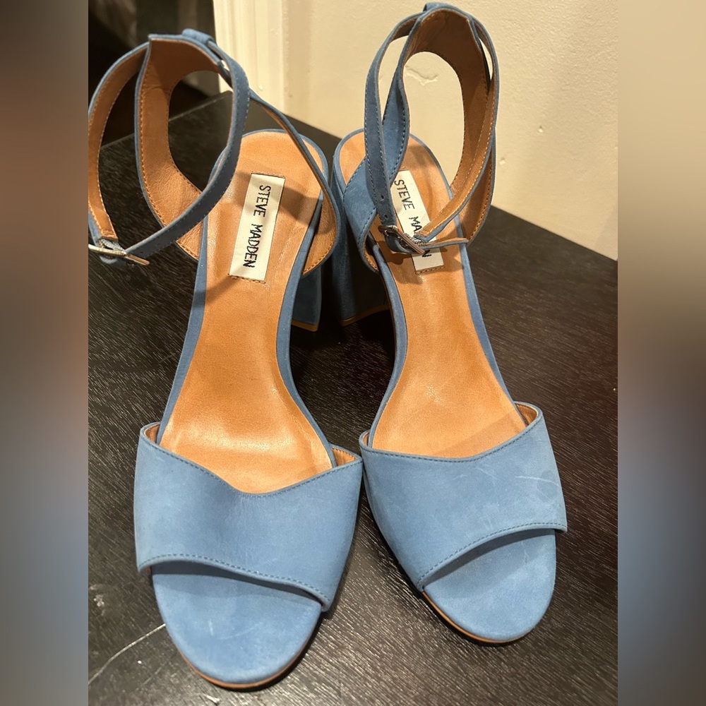Steve Madden Light Blue Heels